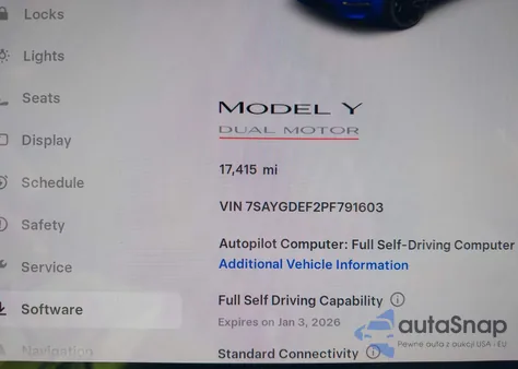 2023 Tesla Model Y Performance Dual Motor All-Wheel Drive from USA, damaged, VIN 7SAYGDEF2PF791603